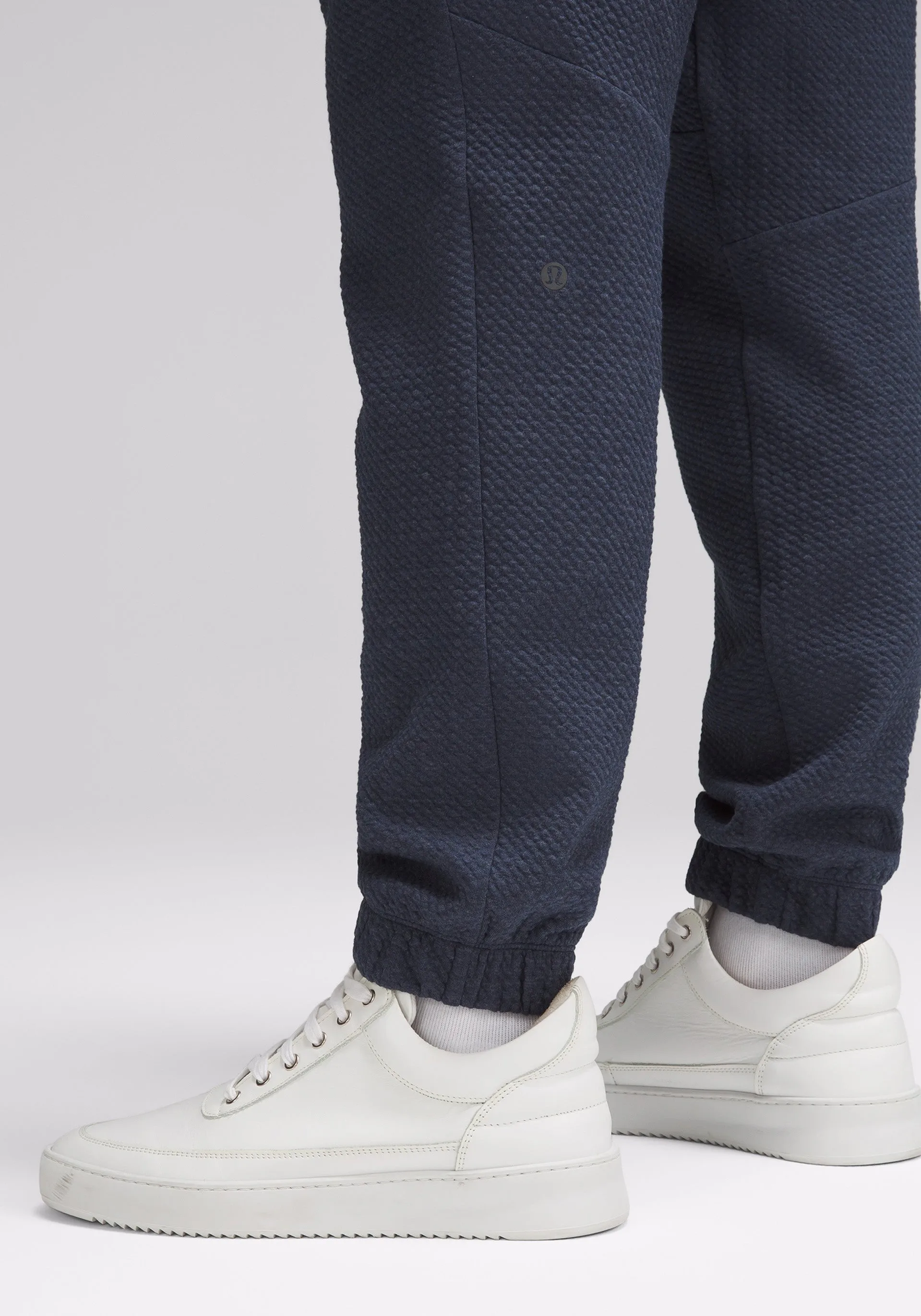 Textured Double-Knit Cotton Jogger Functional Comfort Wear