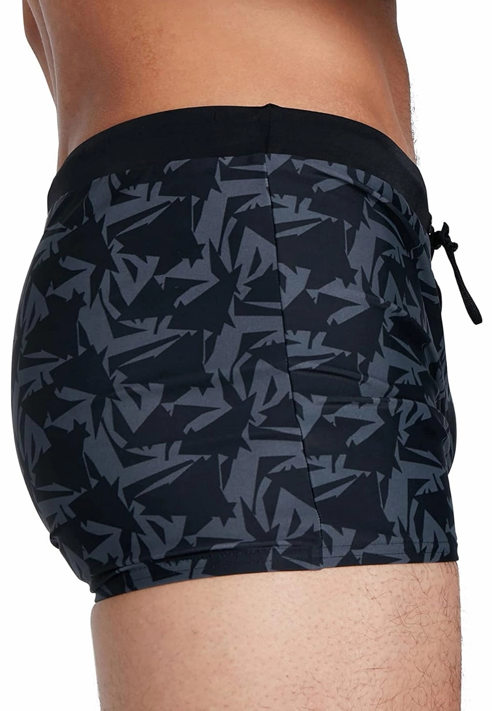 Speedo Valmilton Mens Swim Shorts - Black Water Activities Ergonomic Contour Design