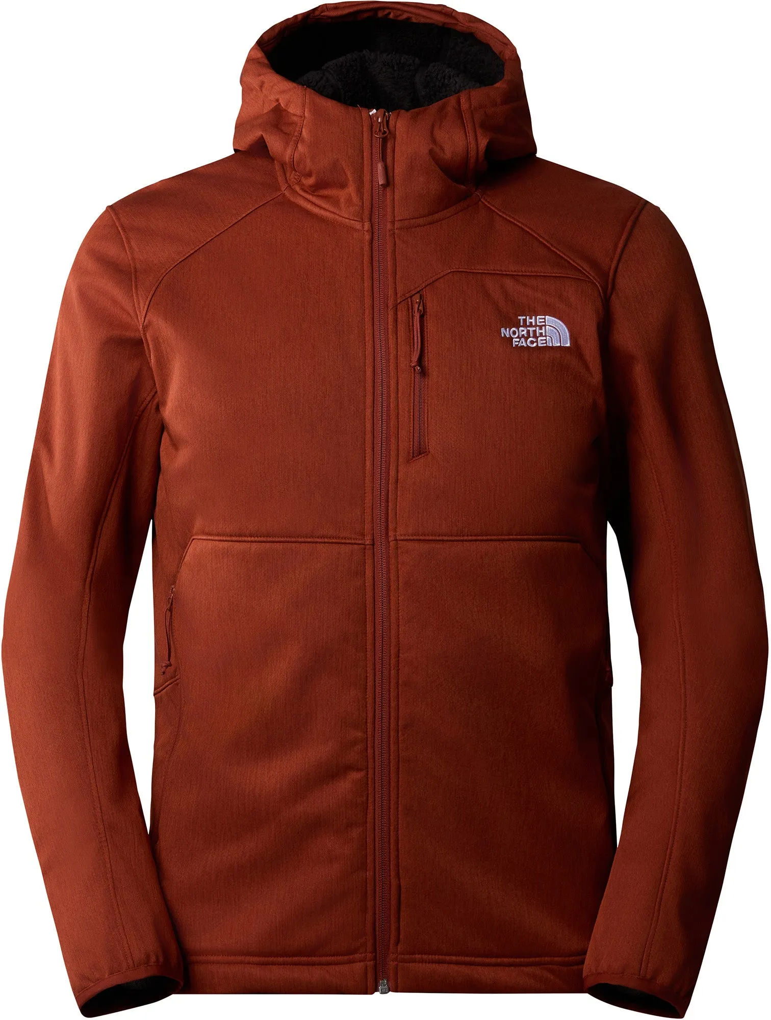 Outdoor Style TearResistant Ripstop Nylon The North Face Quest Hooded Mens Softshell Jacket - Red