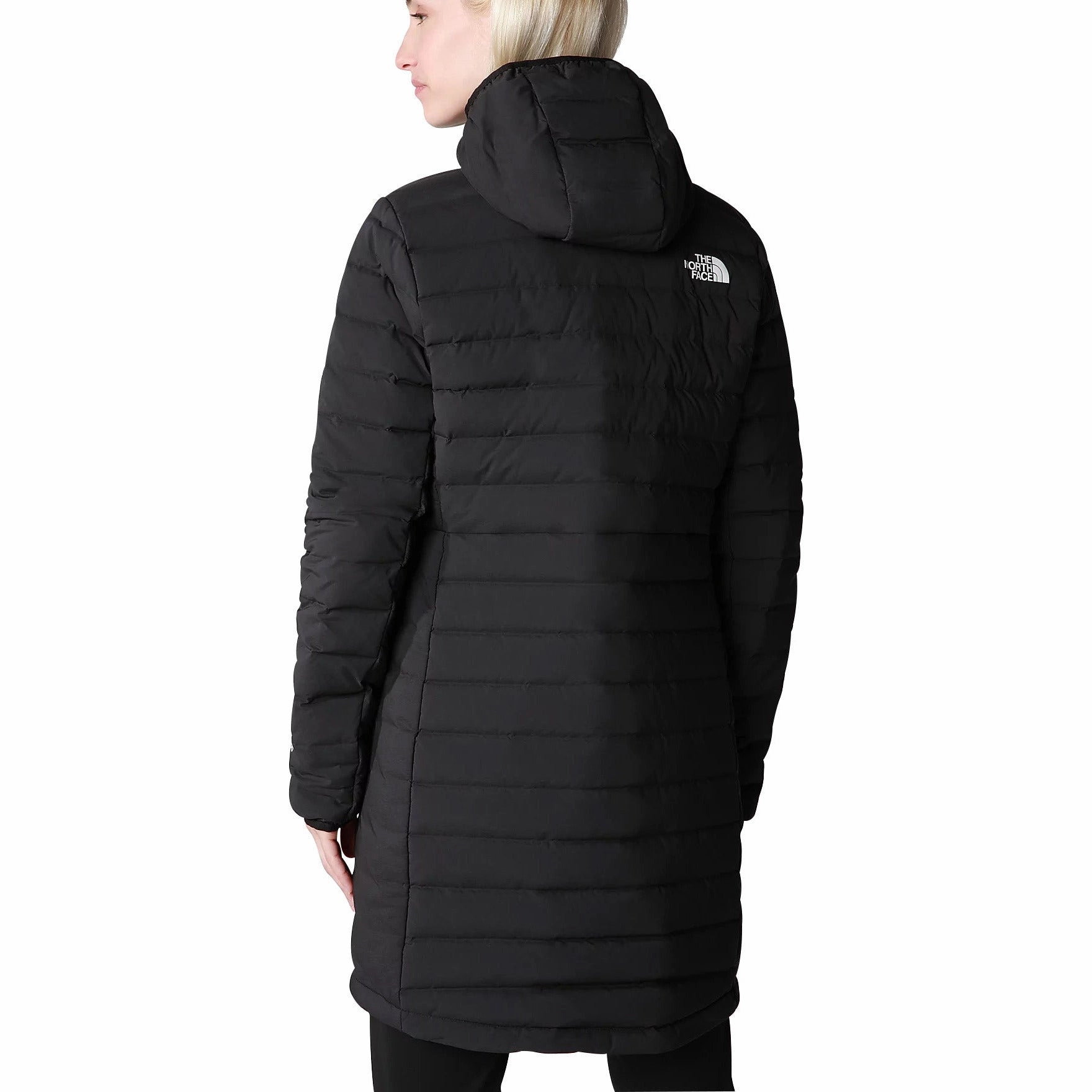 The North Face Belleview Stretch Womens Down Parka Jacket - Black Eco-Friendly Fabric Stroll