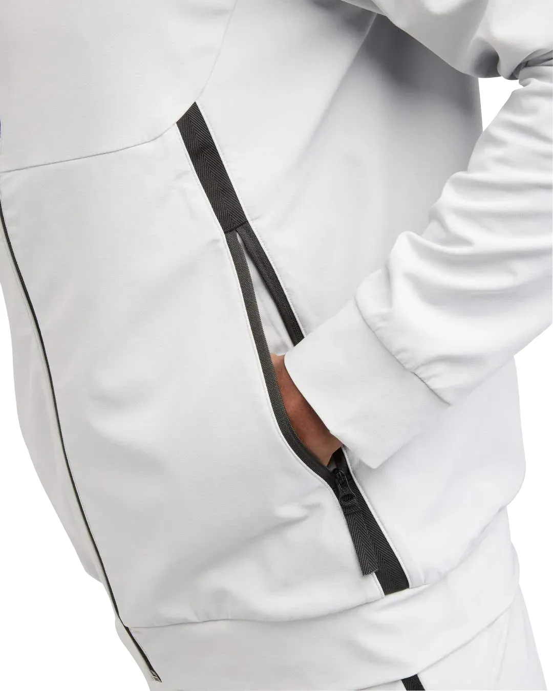 Windproof Technology Round-neck Puma Tech Woven Mens Jacket - Grey