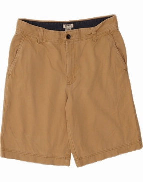 Quick Motion IZOD Mens Chino Shorts  W32 Medium Beige Cotton