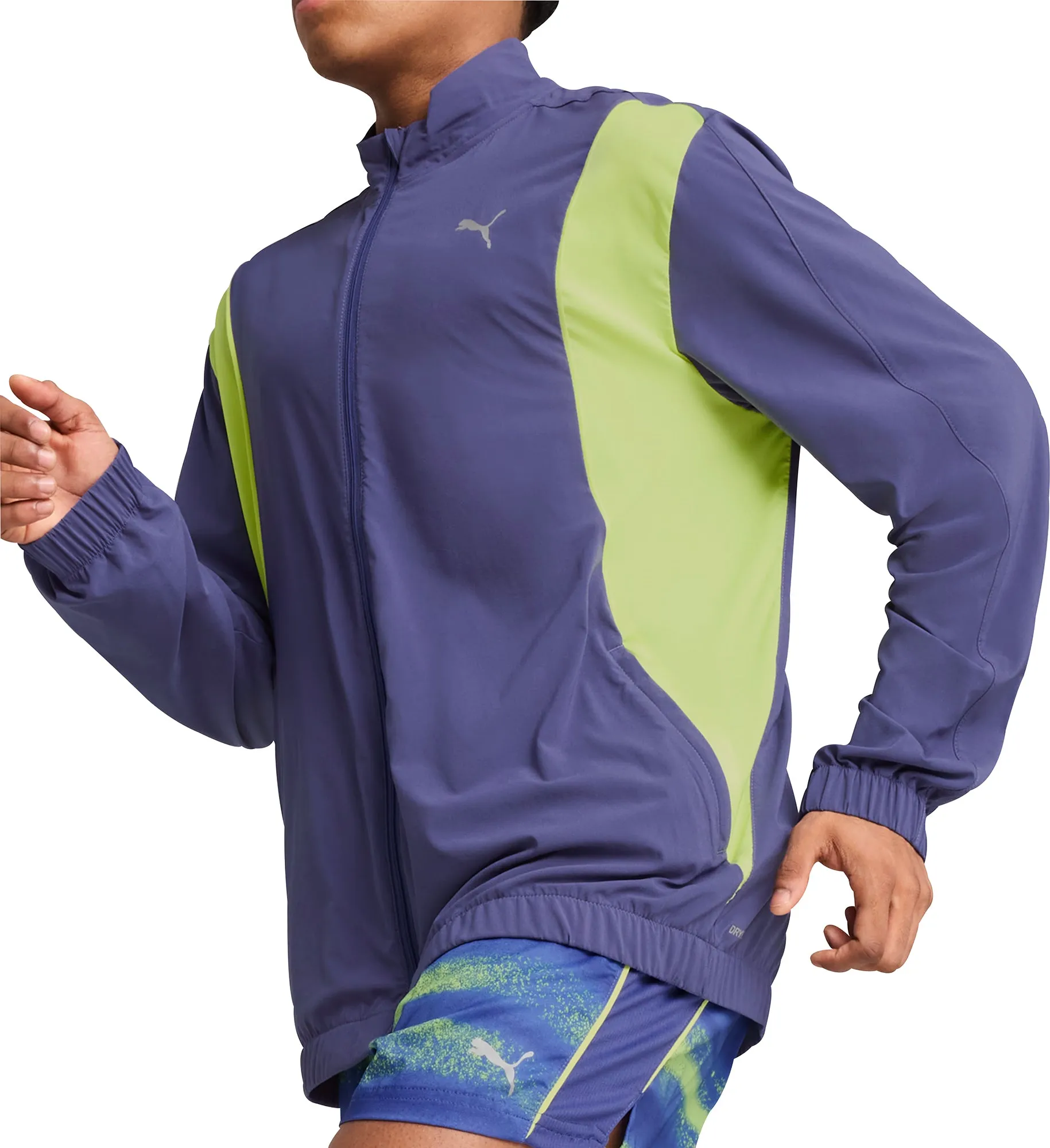 Puma Velocity Woven Mens Running Jacket - Blue budget-friendly Machine washable