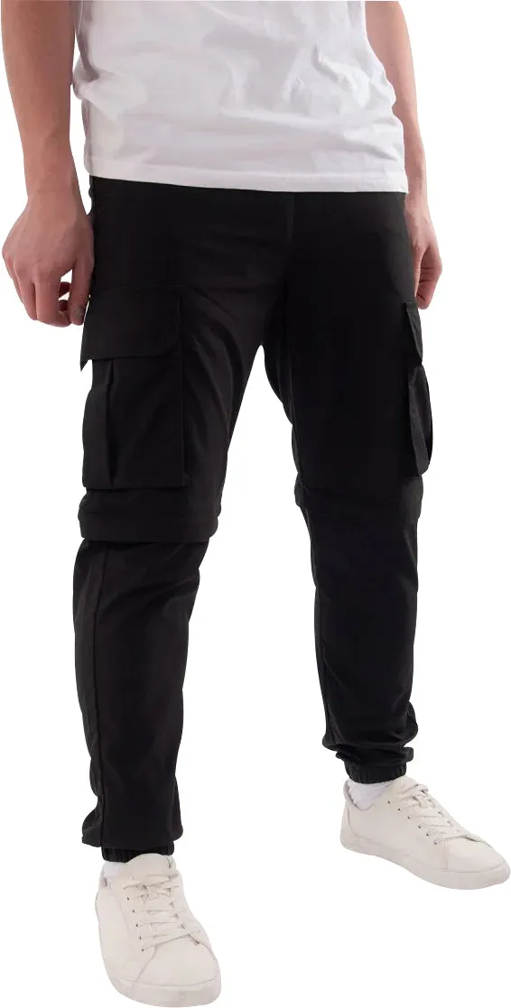 Soulstar Essentials Mens Cargo Pants - Black Performance Design Fit