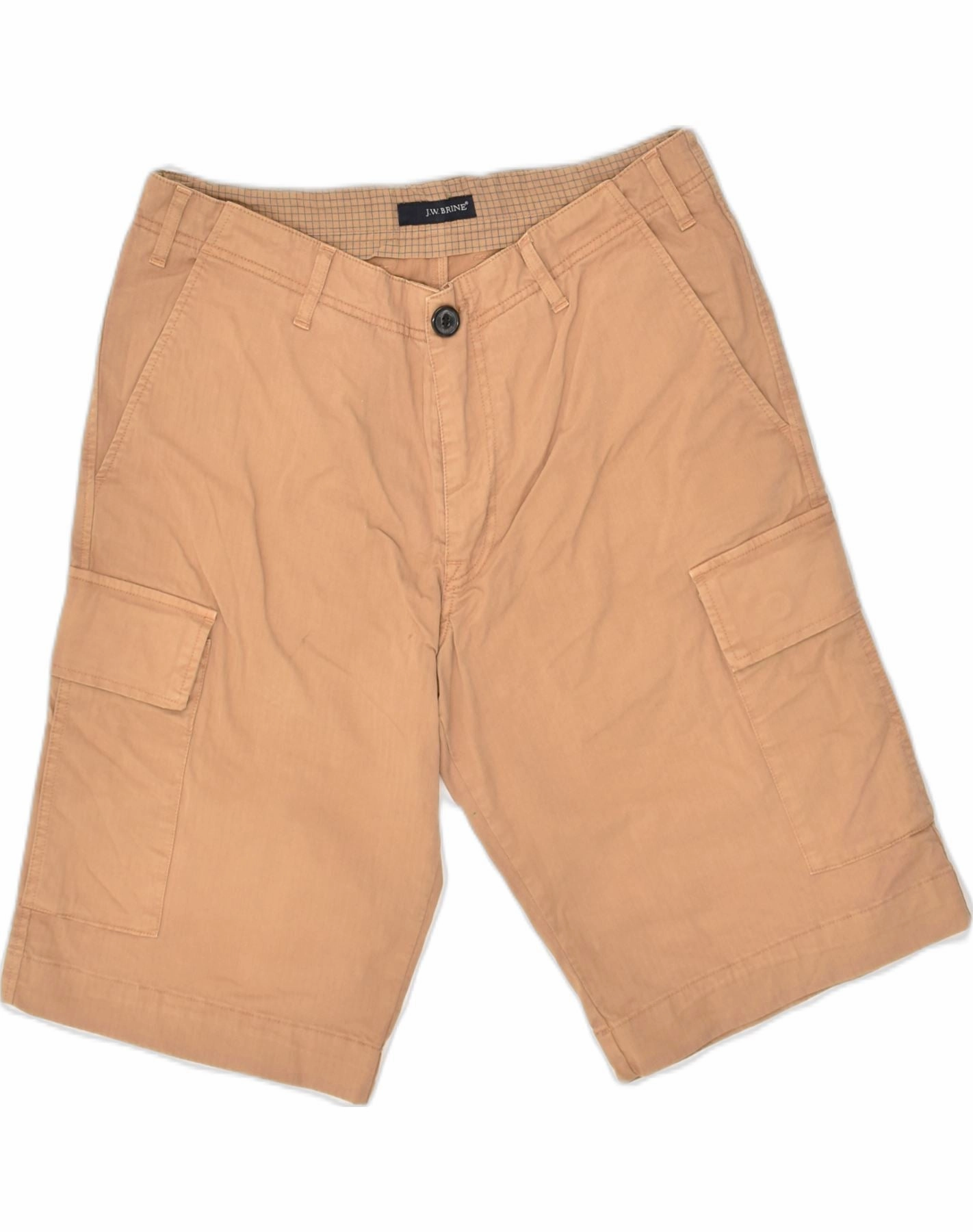 J. CREW Mens Cargo Shorts IT 46 Small W29  Beige Cotton kids' style Soft Fabric