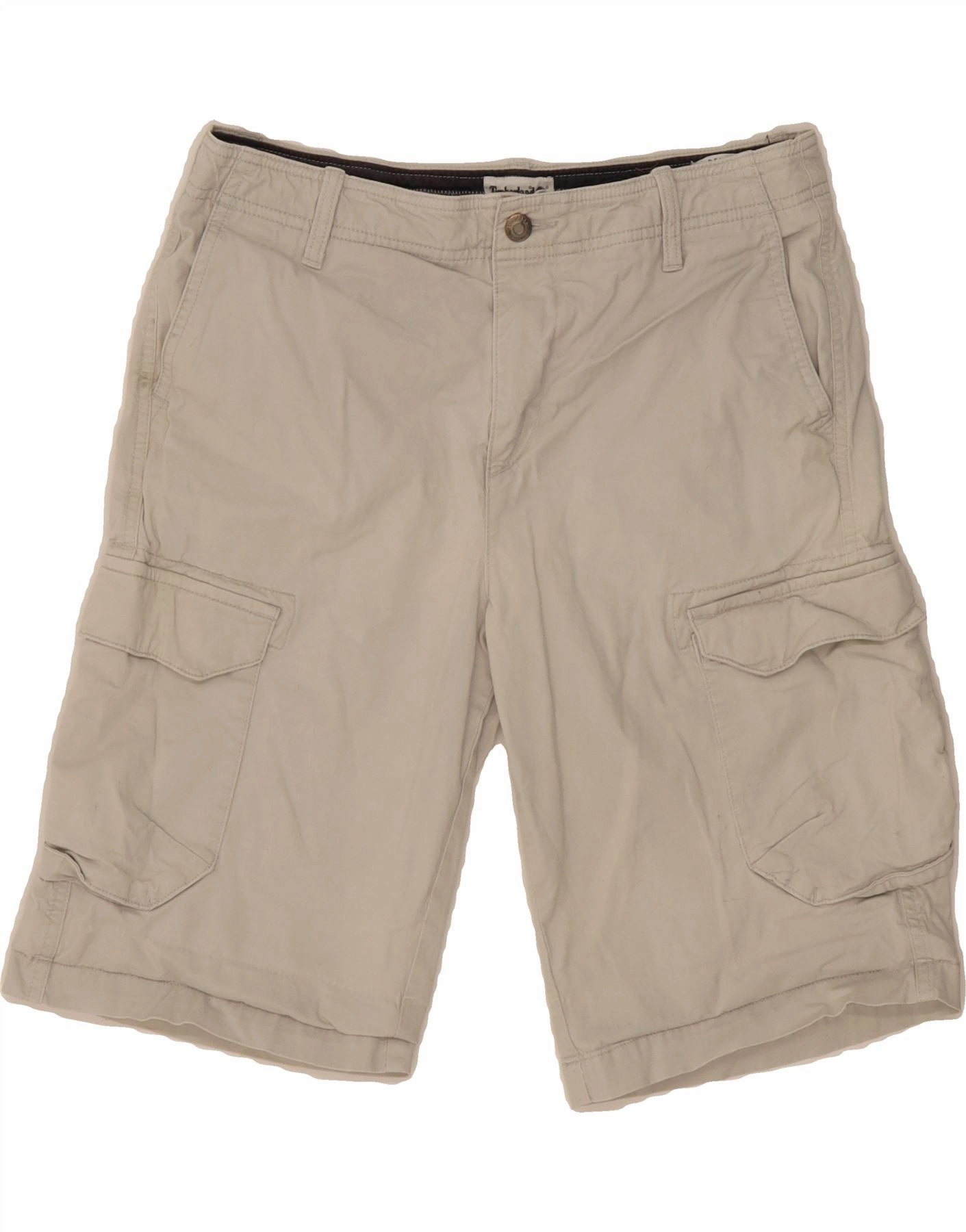 Unisex Design Travel Style TIMBERLAND Mens Cargo Shorts W30 Medium  Grey Cotton