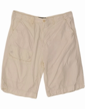 Sporty Performance TIMBERLAND Mens Cargo Shorts W38 XL White Cotton