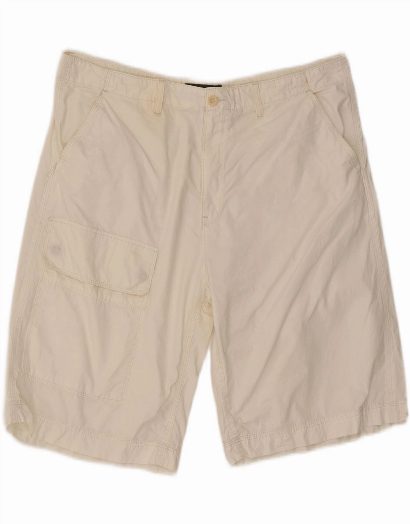 Sporty Performance TIMBERLAND Mens Cargo Shorts W38 XL White Cotton