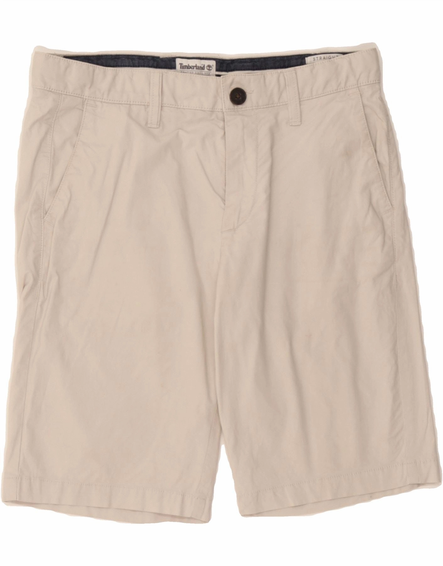 TIMBERLAND Mens Chino Shorts W30 Medium Grey Cotton Style Choice