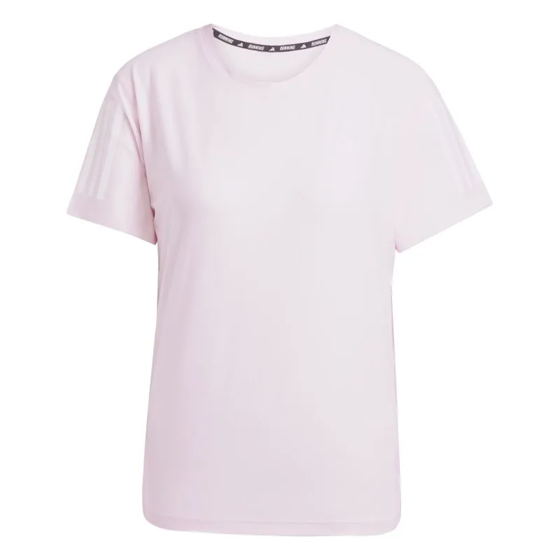 Adidas Womens Own the Run Tee Stretchable Armholes UVProtectionFinish