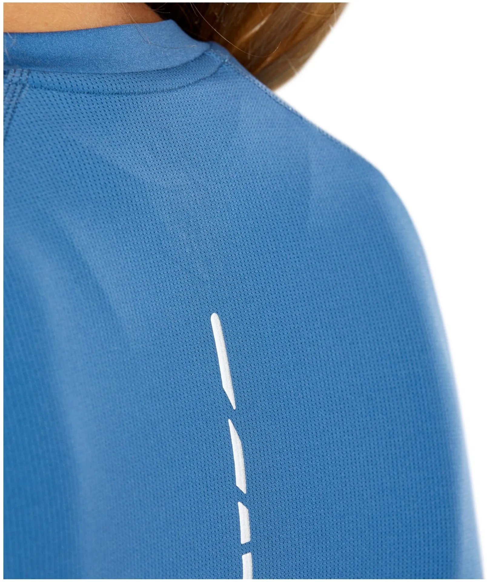 Smooth Seam Technology Asics Cap Short Sleeve Womens Running Top - Blue