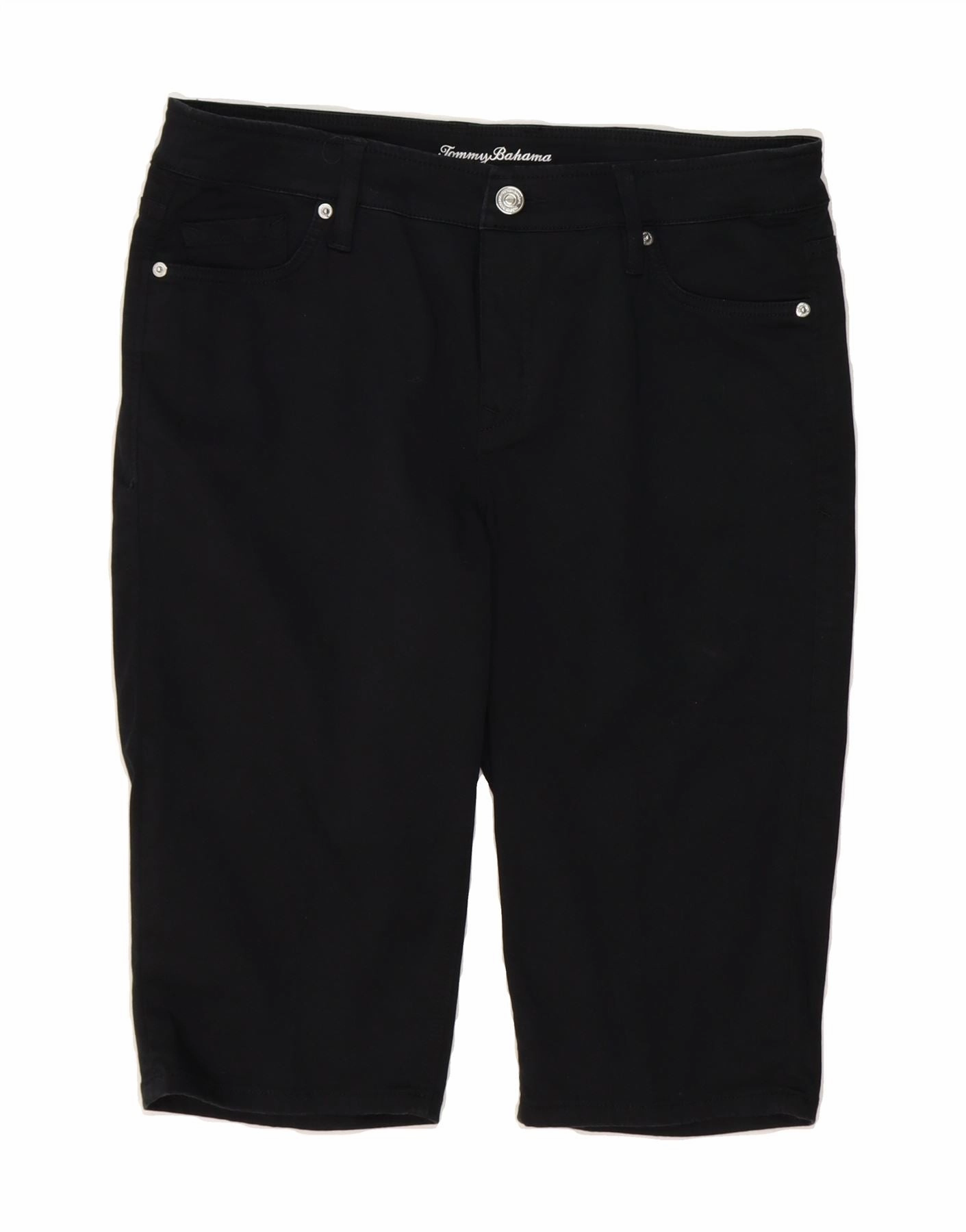 TearResistantBuild TOMMY BAHAMA Mens Casual Shorts W34 Large Black Cotton