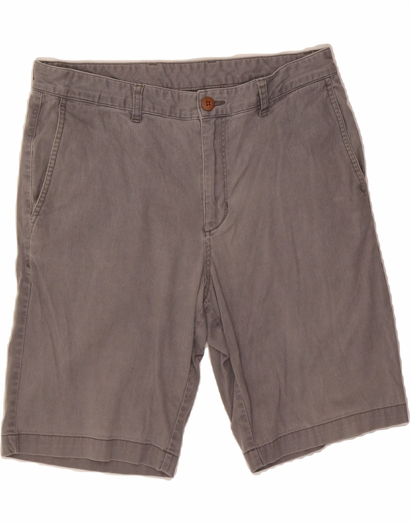 TOMMY BAHAMA Mens Chino Shorts W32 Medium Grey Cotton Eco Conscious Packaging Anti Odor Treatment
