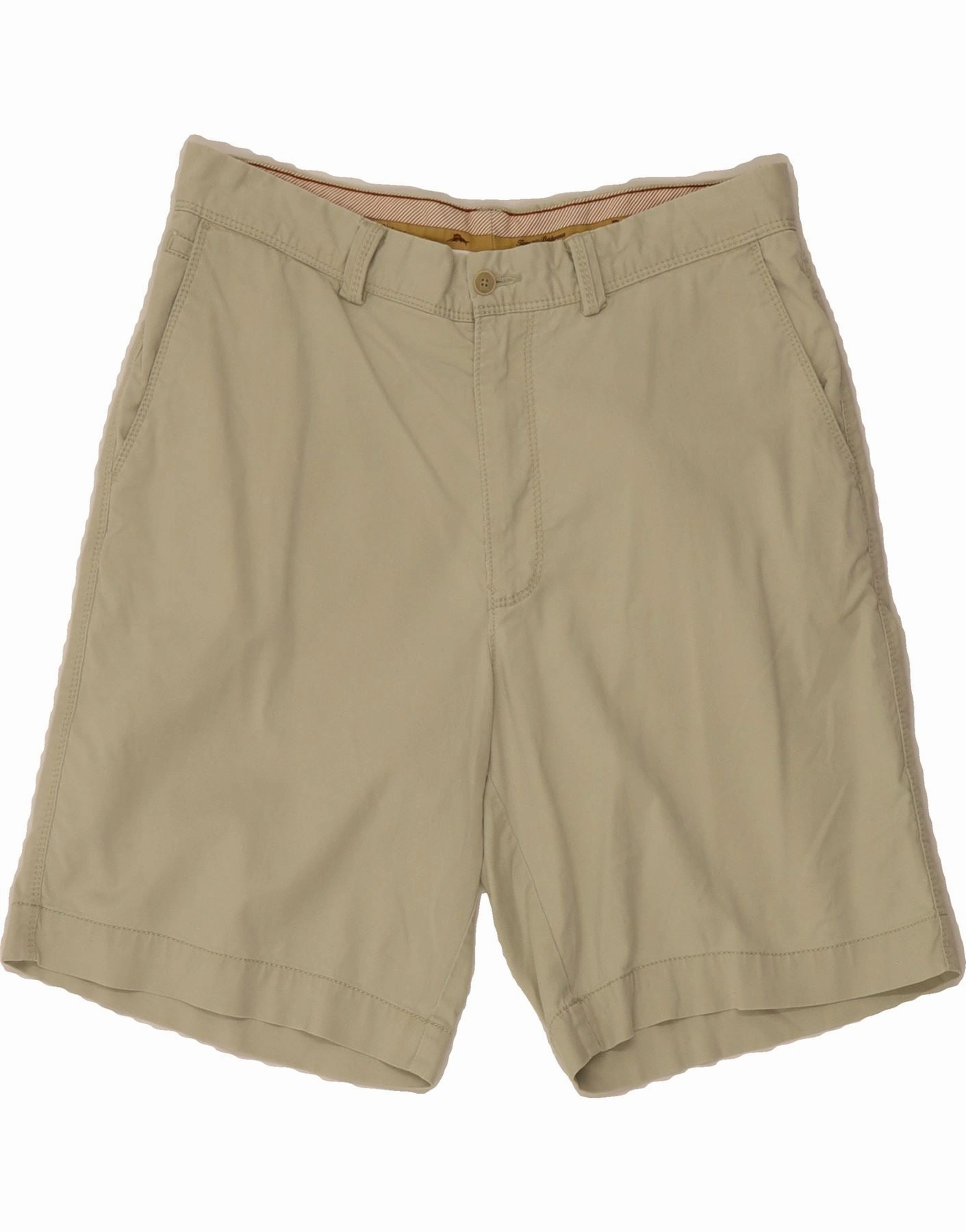UV protection layer cargo style TOMMY BAHAMA Mens Chino Shorts W33 Medium Green Cotton