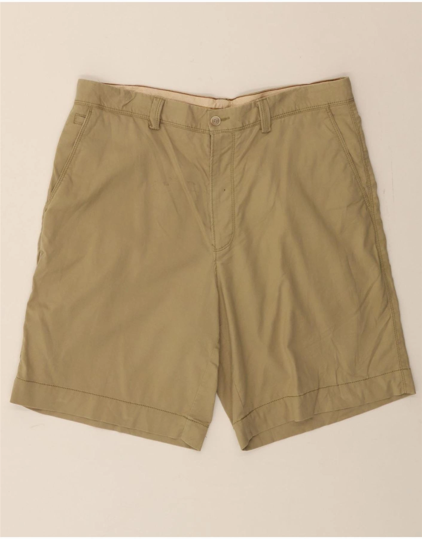 TOMMY BAHAMA Mens Chino Shorts W35 Large Khaki Cotton Light Fabric