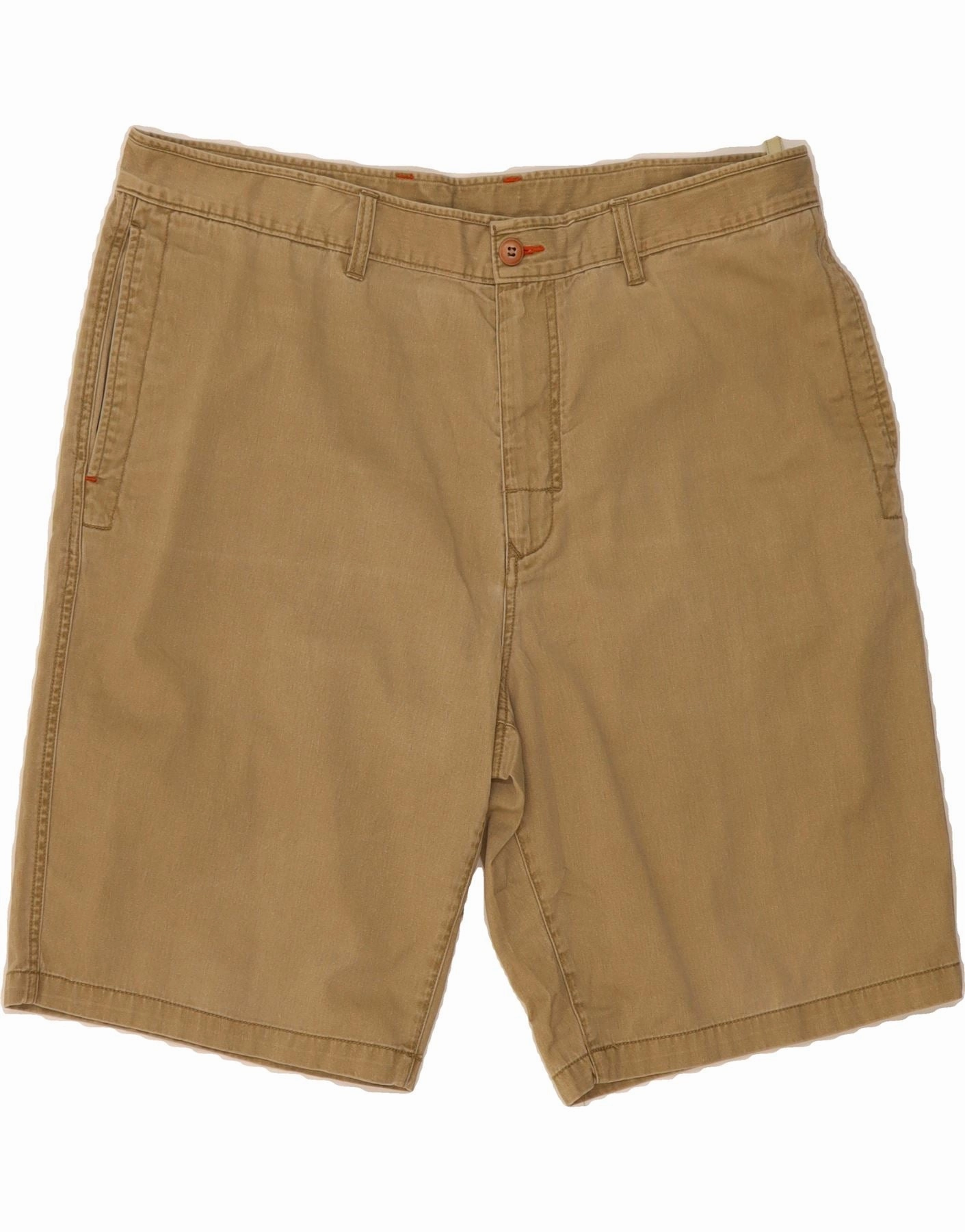 Reflective Trim Detail TOMMY BAHAMA Mens Relaxed Fit Chino Shorts W40 XL  Beige Cotton
