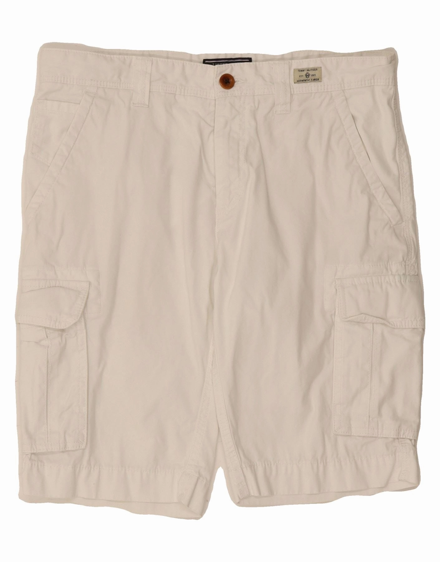 Moisture Wicking Material camisole TOMMY HILFIGER Mens Cargo Shorts W32 Medium  White Cotton