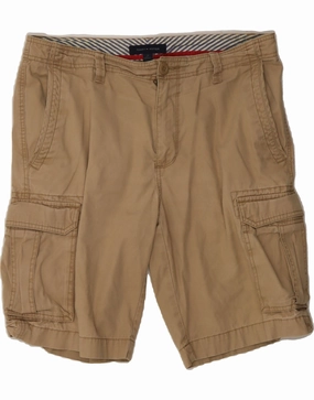 Cool Vibe stripe design TOMMY HILFIGER Mens Cargo Shorts W33 Medium  Beige