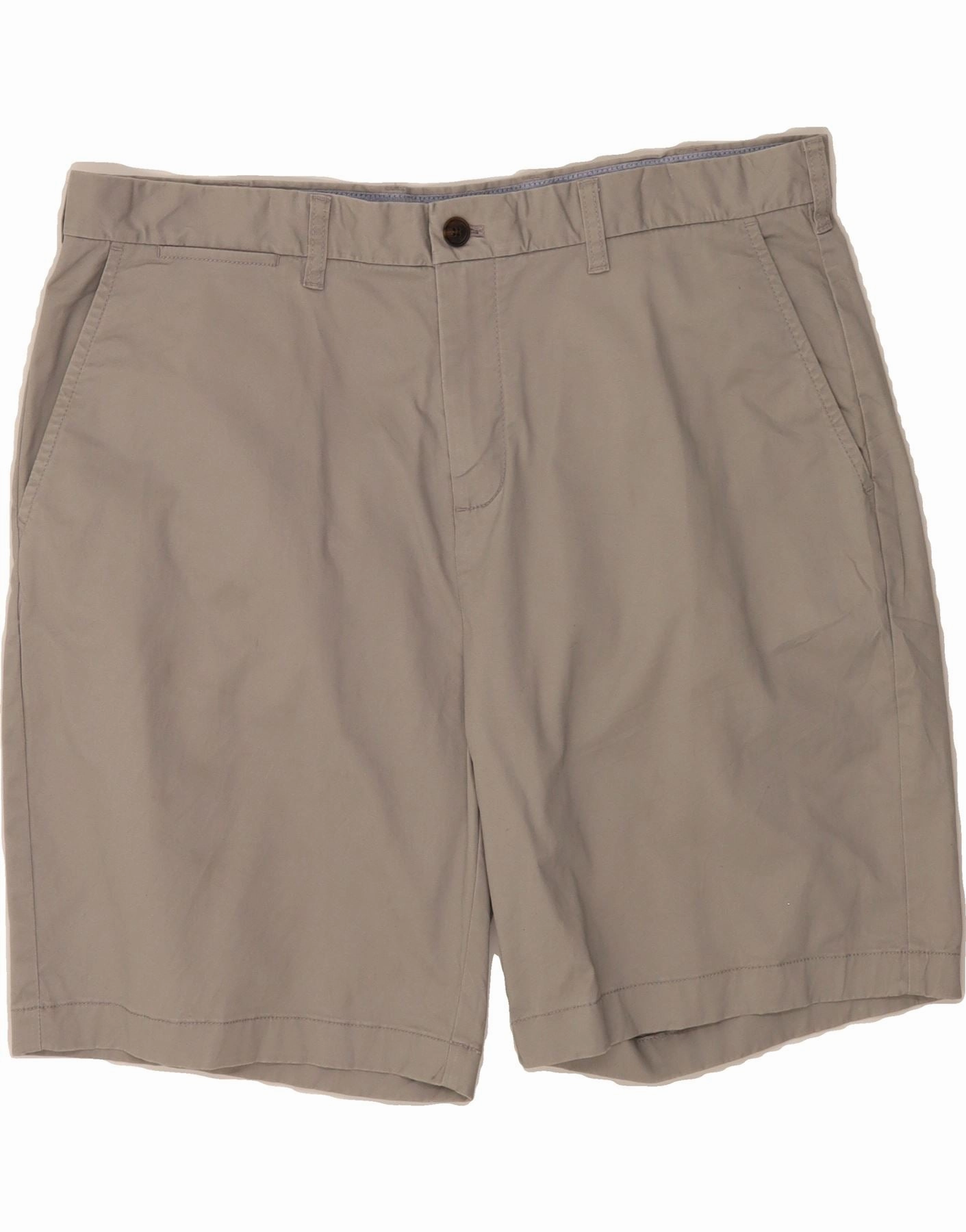 TOMMY HILFIGER Mens Chino Shorts W38 XL Grey Active Wear Fit quick-drying