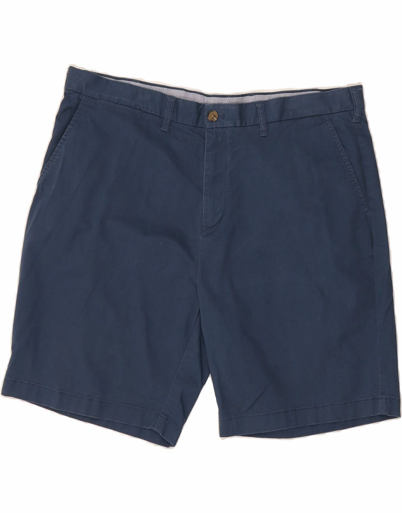 Quick Dry Wear Sun Protection TOMMY HILFIGER Mens Chino Shorts W40 XL Navy Blue Cotton