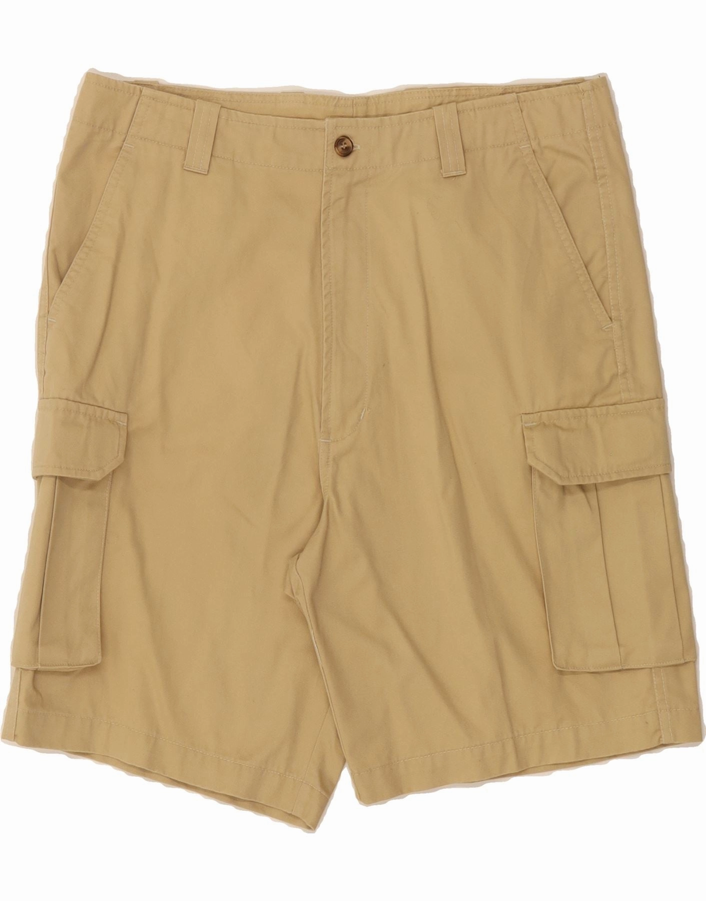 Wedding Gift Secure Pocket Zippers JAMES DILLON Mens Cargo Shorts IT 50 Large W34 Beige Cotton