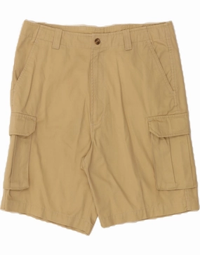 Wedding Gift Secure Pocket Zippers JAMES DILLON Mens Cargo Shorts IT 50 Large W34 Beige Cotton