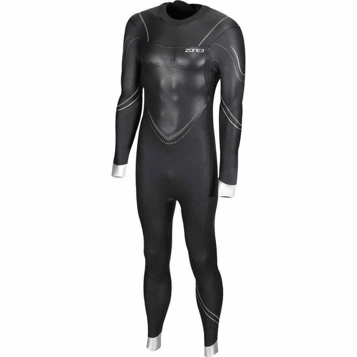Flexible Movement Design Windproof Barrier Zone3 Valour Mens Wetsuit - Black