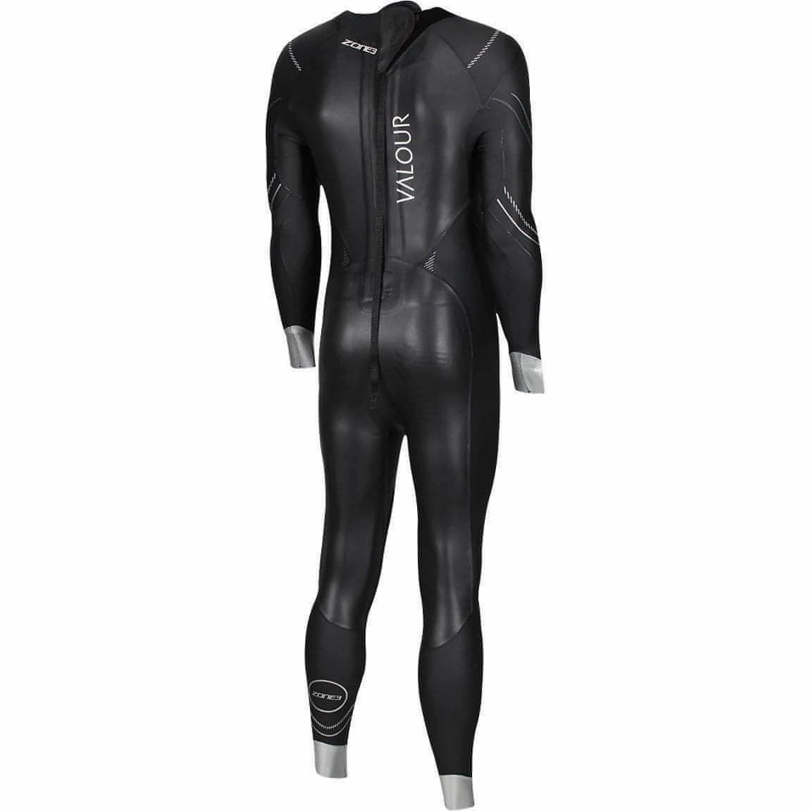 UV protection coating Zone3 Valour Mens Wetsuit - Black