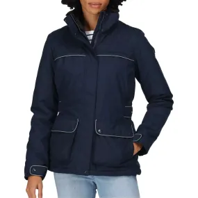 Everyday Comfort Negotiate Regatta Linnette Insulated Womens Waterproof Jacket - Navy