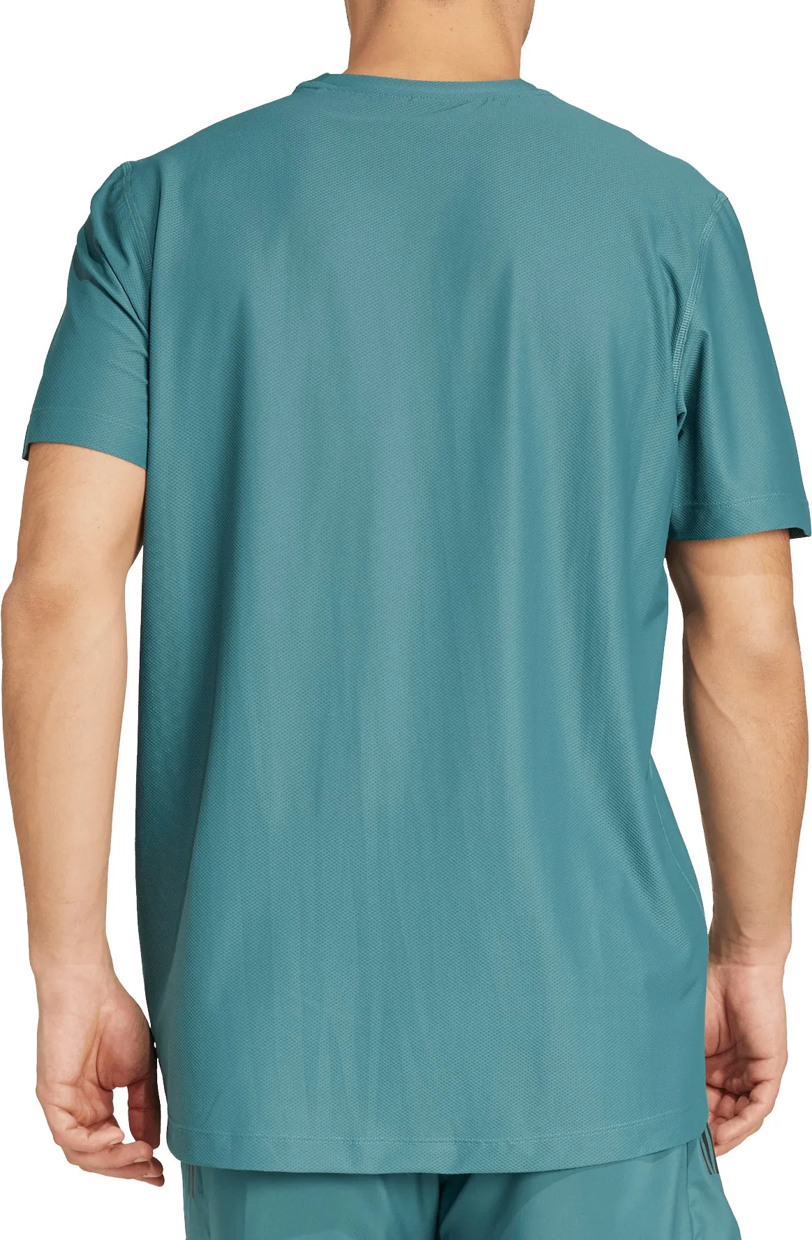 Effortless Daywear Cozy Comfort Look adidas Own The Run Short Sleeve Mens Running Top - Green