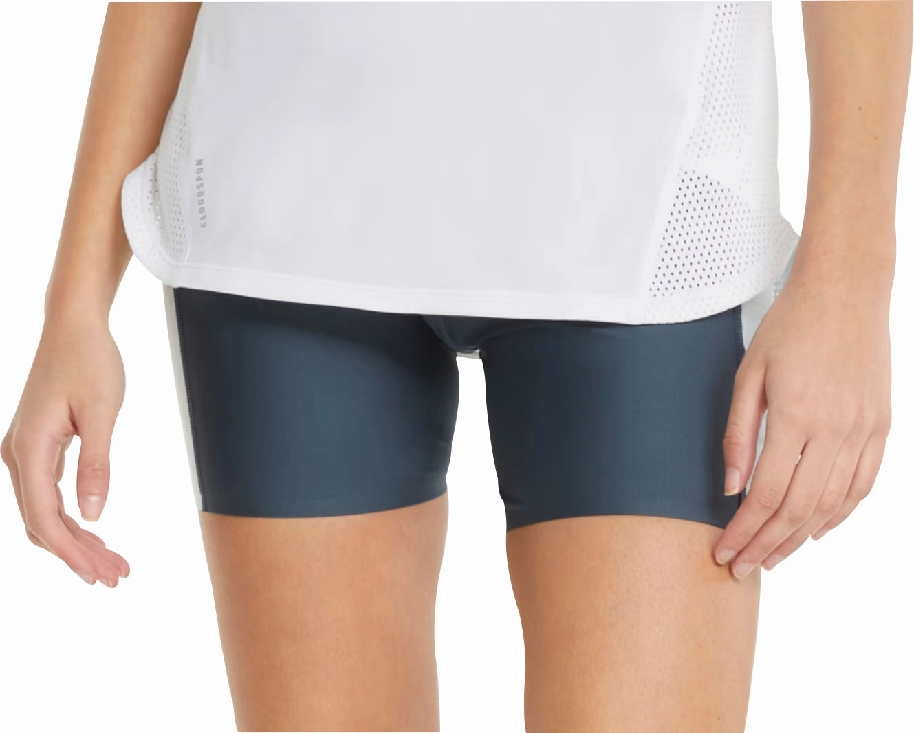 Puma Marathon 6 Inch Womens Short Running Tights - Blue Breathable Liner