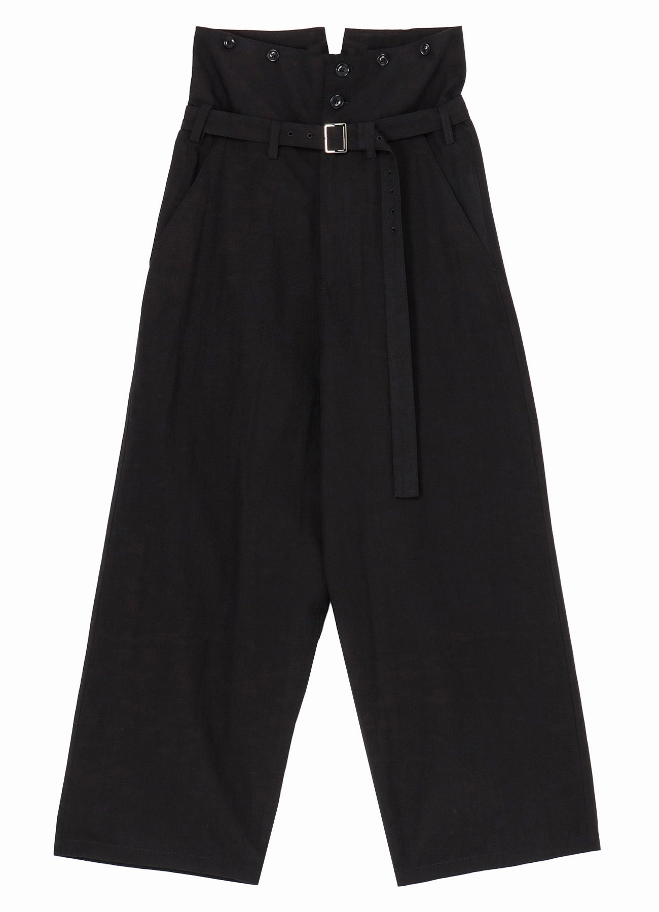 Sweat Wicking Lining Heat Control COTTON CHAMBRAY HIGH WAIST PANTS