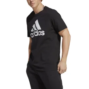 Adidas Mens Big Logo Essentials Tee Playful Prints Sporty Vibe