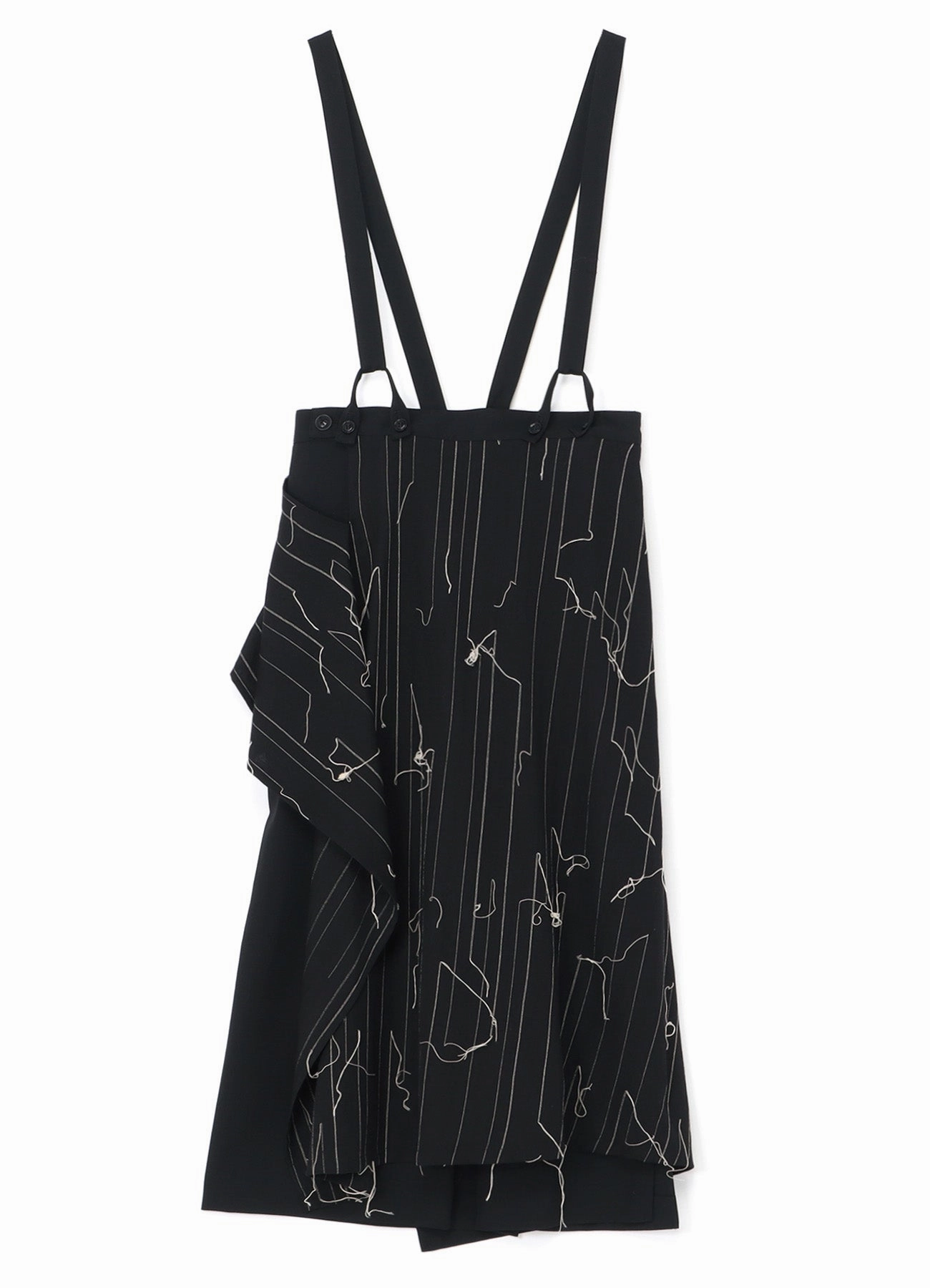 WOOL SUSPENDER PANTS Casual Edge Body Contour