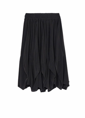 TRIACETATE DECIN ELASTIC WAIST SKIRT Sporty Fit Design