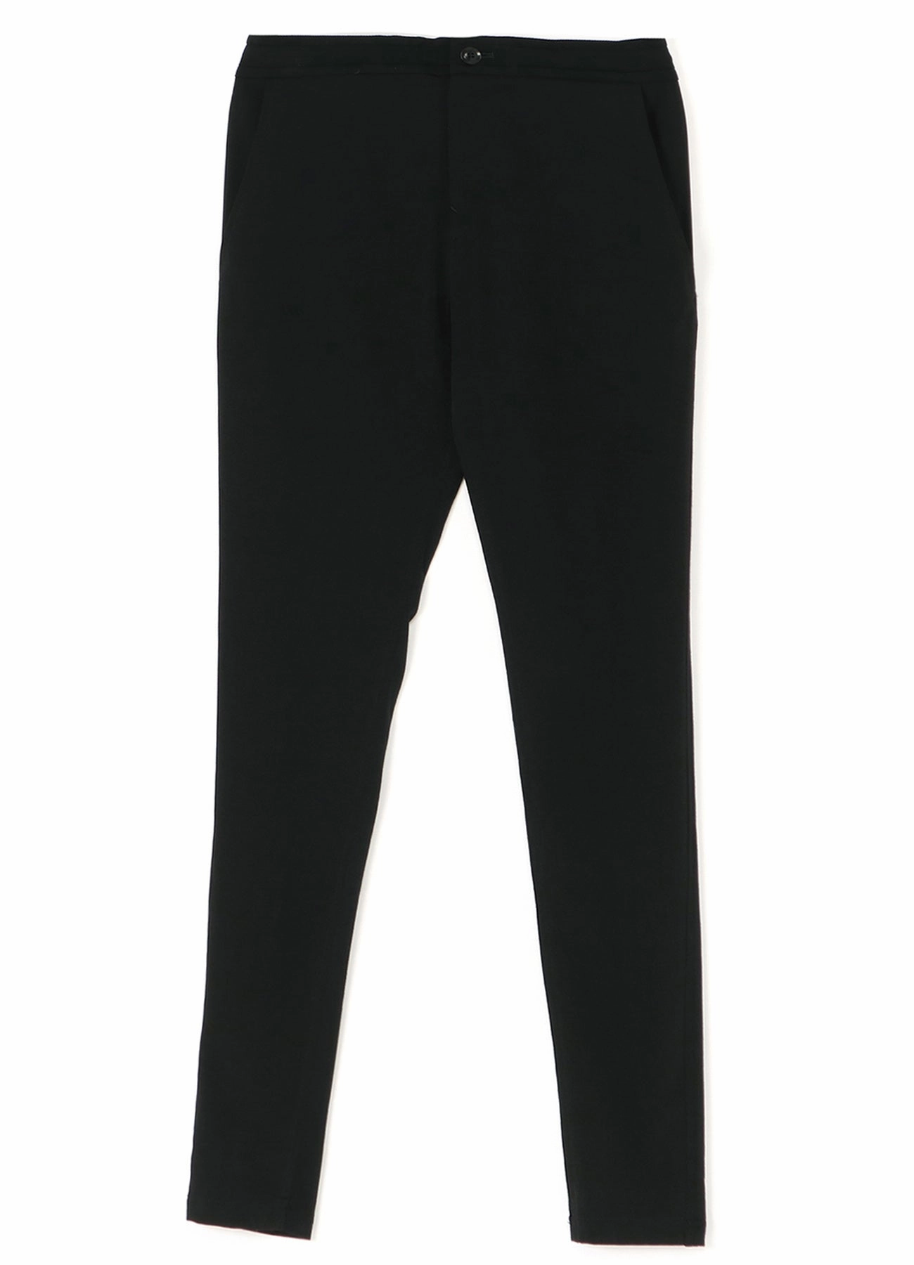 Button front Performance Comfort TRIACETATE POLYESTER de CHINE DOCKING LEGGINGS PANTS