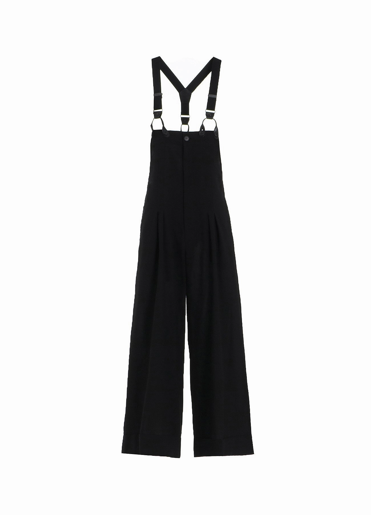 TUCK OVERALLS Cuffed hem