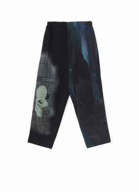 U-FOUNTAIN PRINT PANTS Sporty Layer Movement Ready