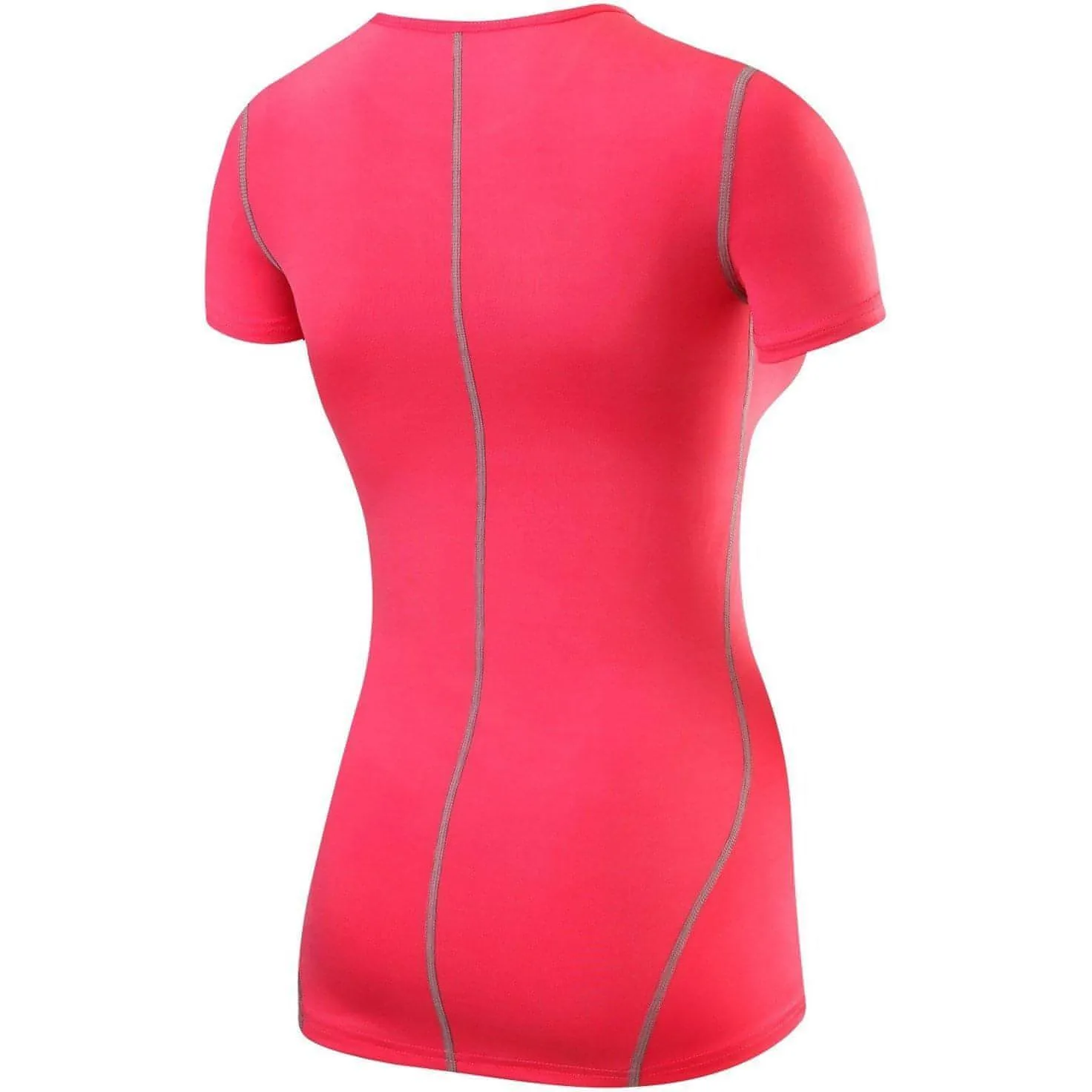 TCA Pro Performance Womens Short Sleeve Baselayer Running Top - Pink Soft Breathable Elderly Comfort