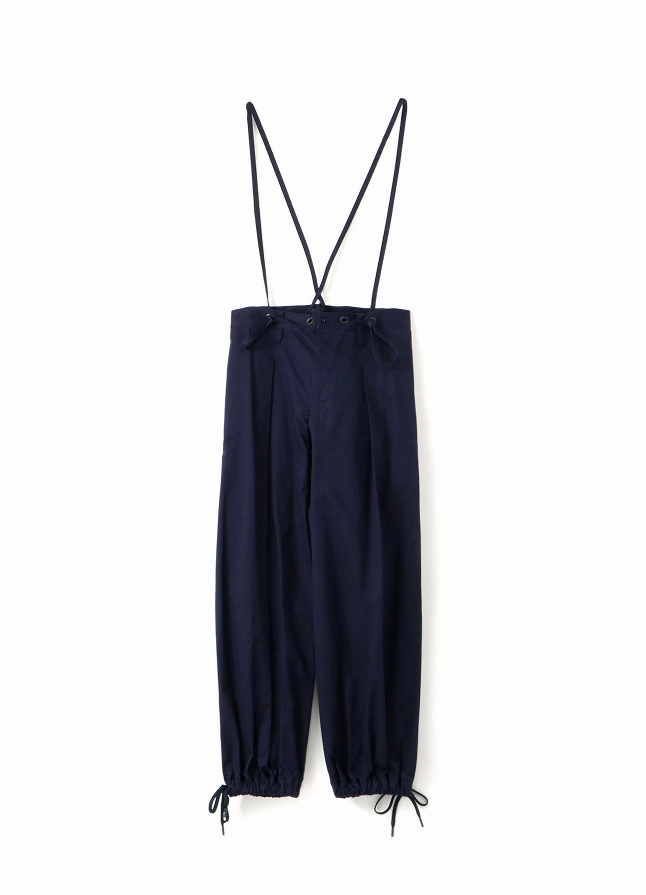 DoubleLayeredHem COTTON R-THIN SUSPENDER PNT