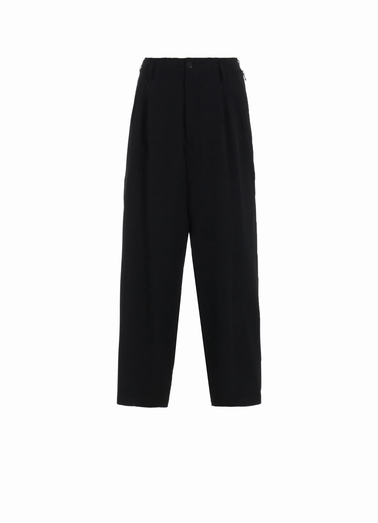 WOOL GABARDINE ZIPPER PK PANTS Quick Fit Wear