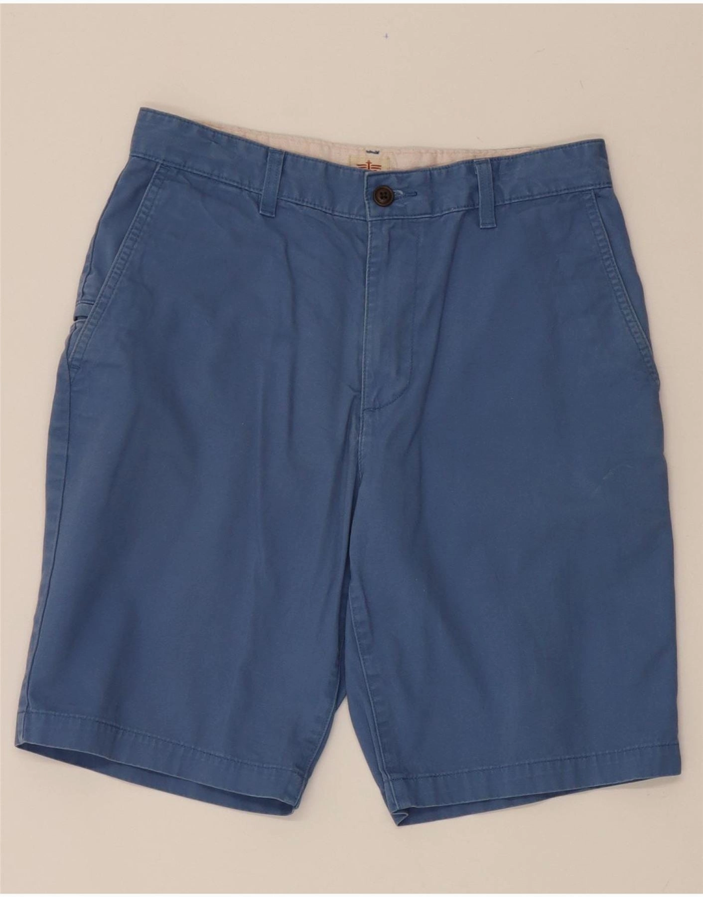 DOCKERS Mens Cargo Shorts W30 Medium Blue Cotton linen option