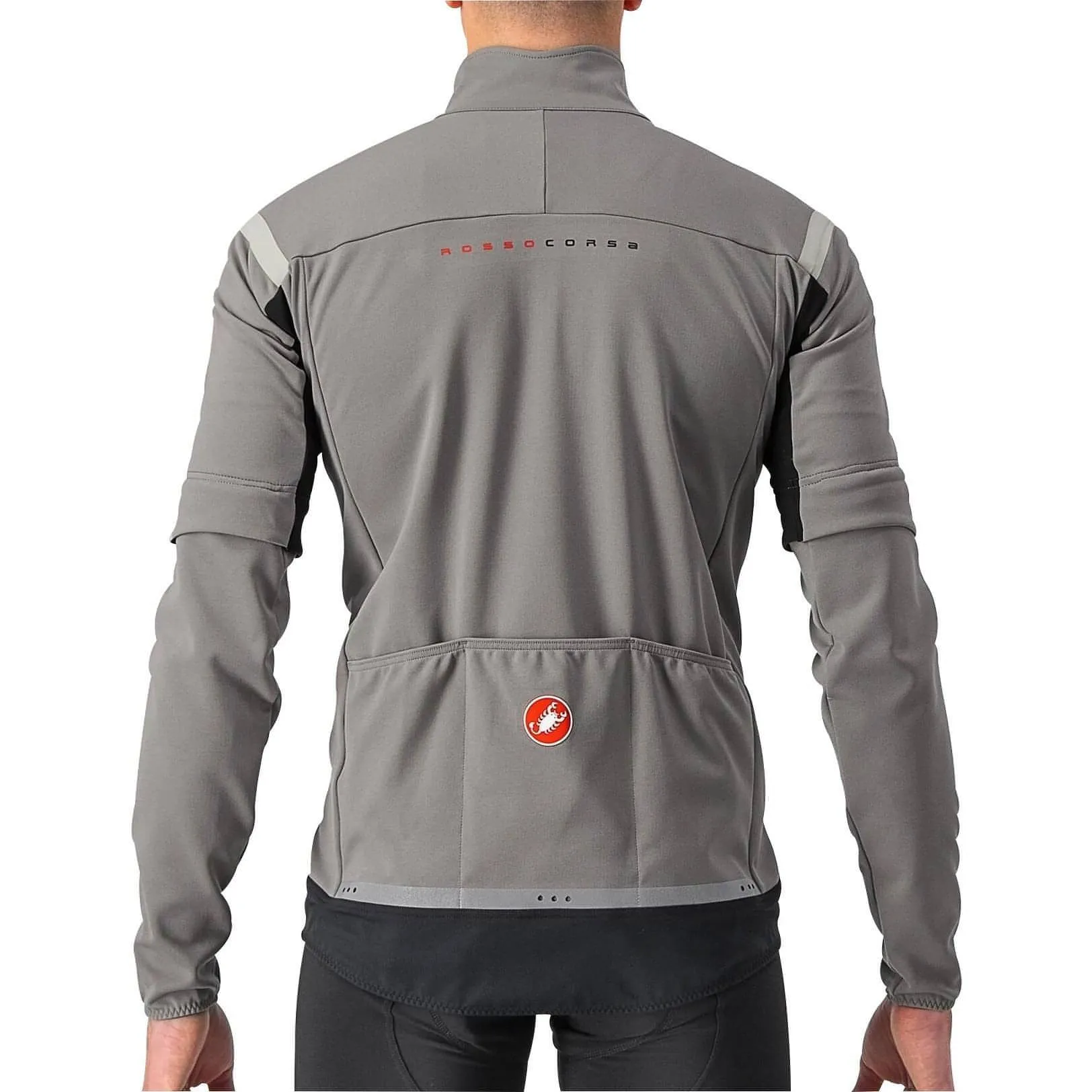 Castelli Perfetto Ros 2 Convertible Mens Cycling Jacket - Grey Hiking Ready Versatile Gear