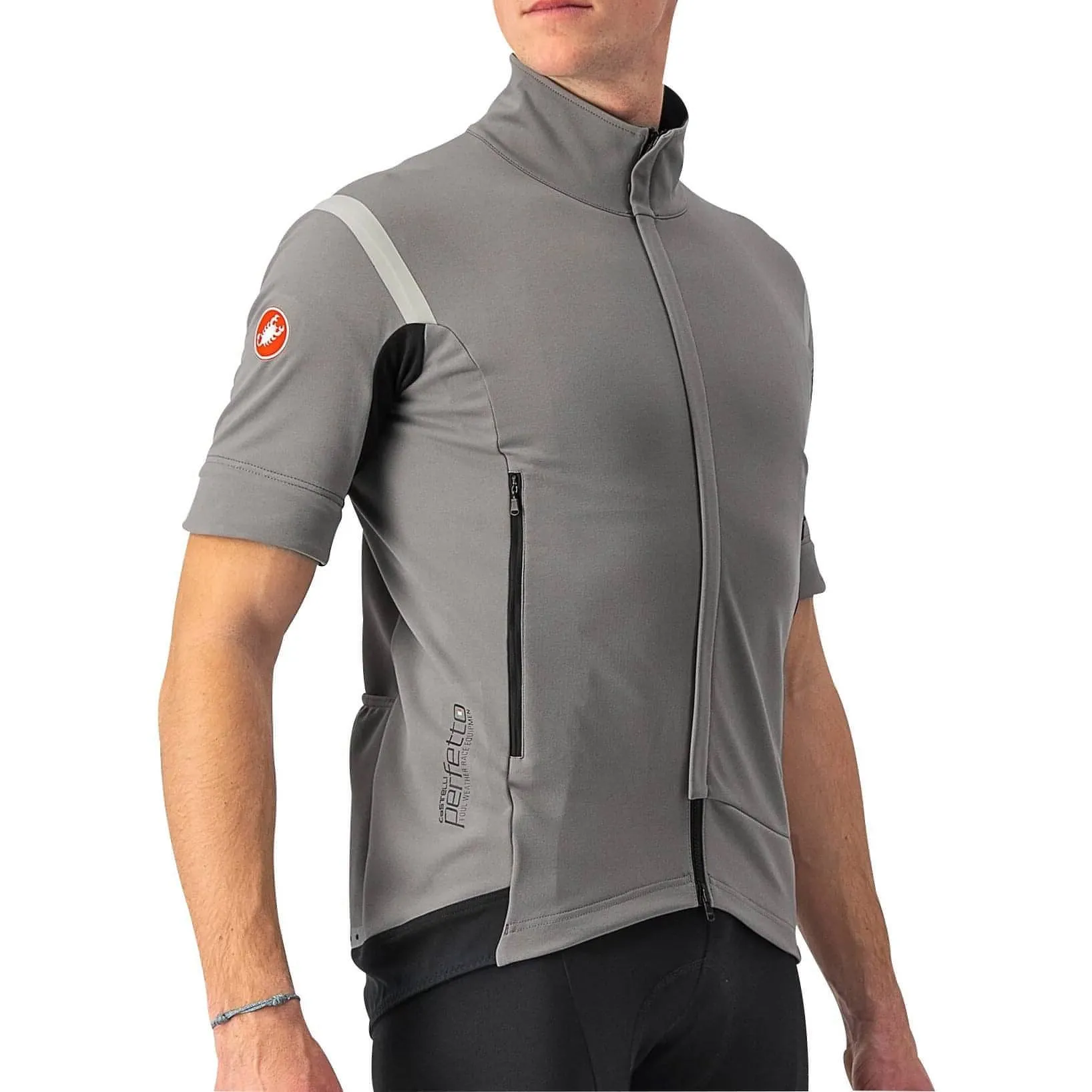 Castelli Perfetto Ros 2 Convertible Mens Cycling Jacket - Grey Generic Seasonal Function