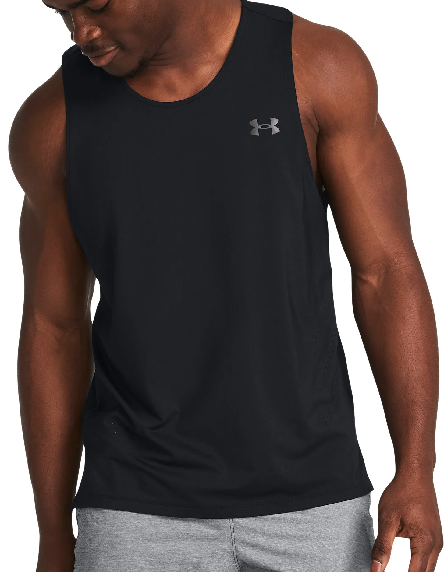 Chic Smart Relaxed Comfort Wear Under Amour Launch Elite Mens Running Vest - Black