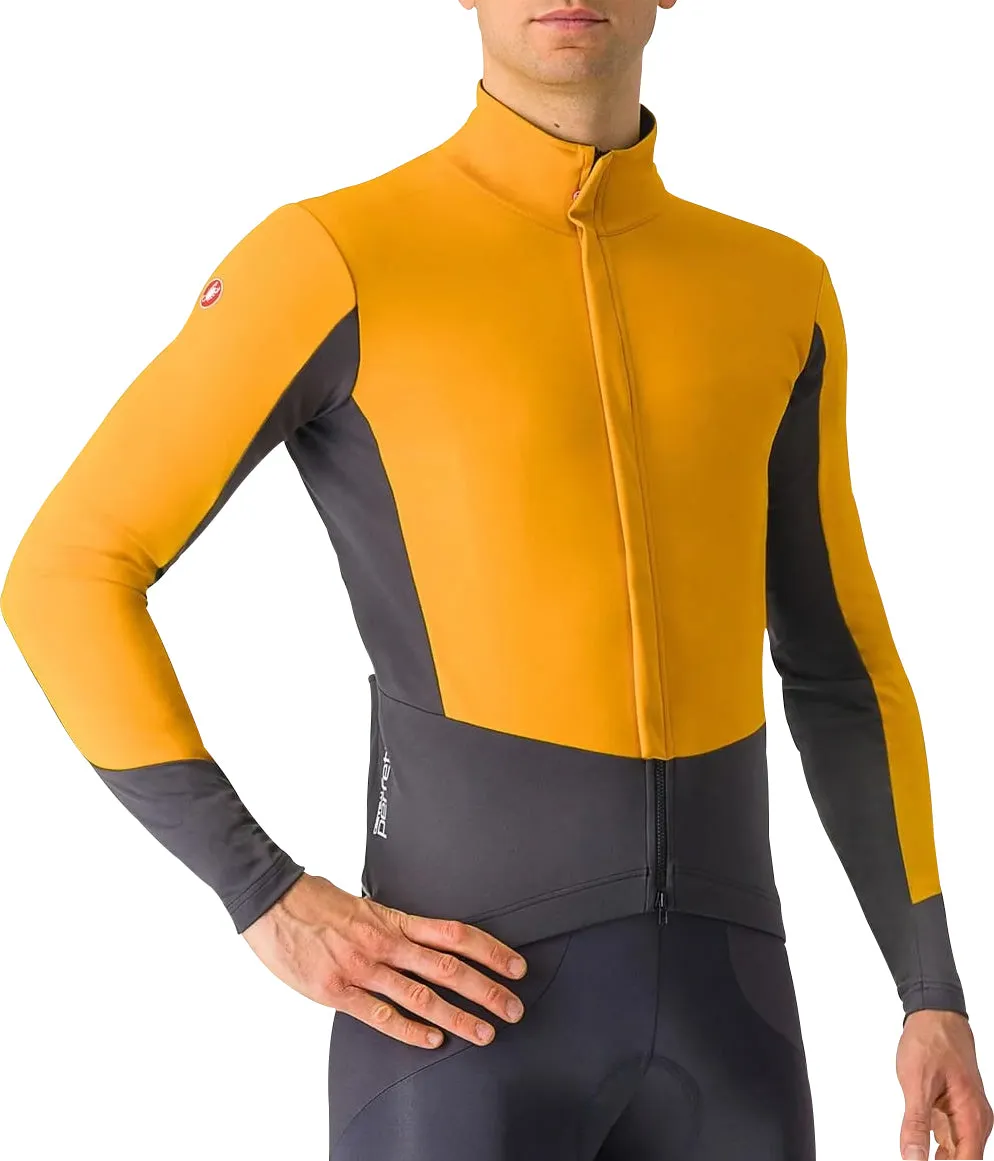 Castelli Perfetto Air Mens Cycling Jacket - Orange Collaborate