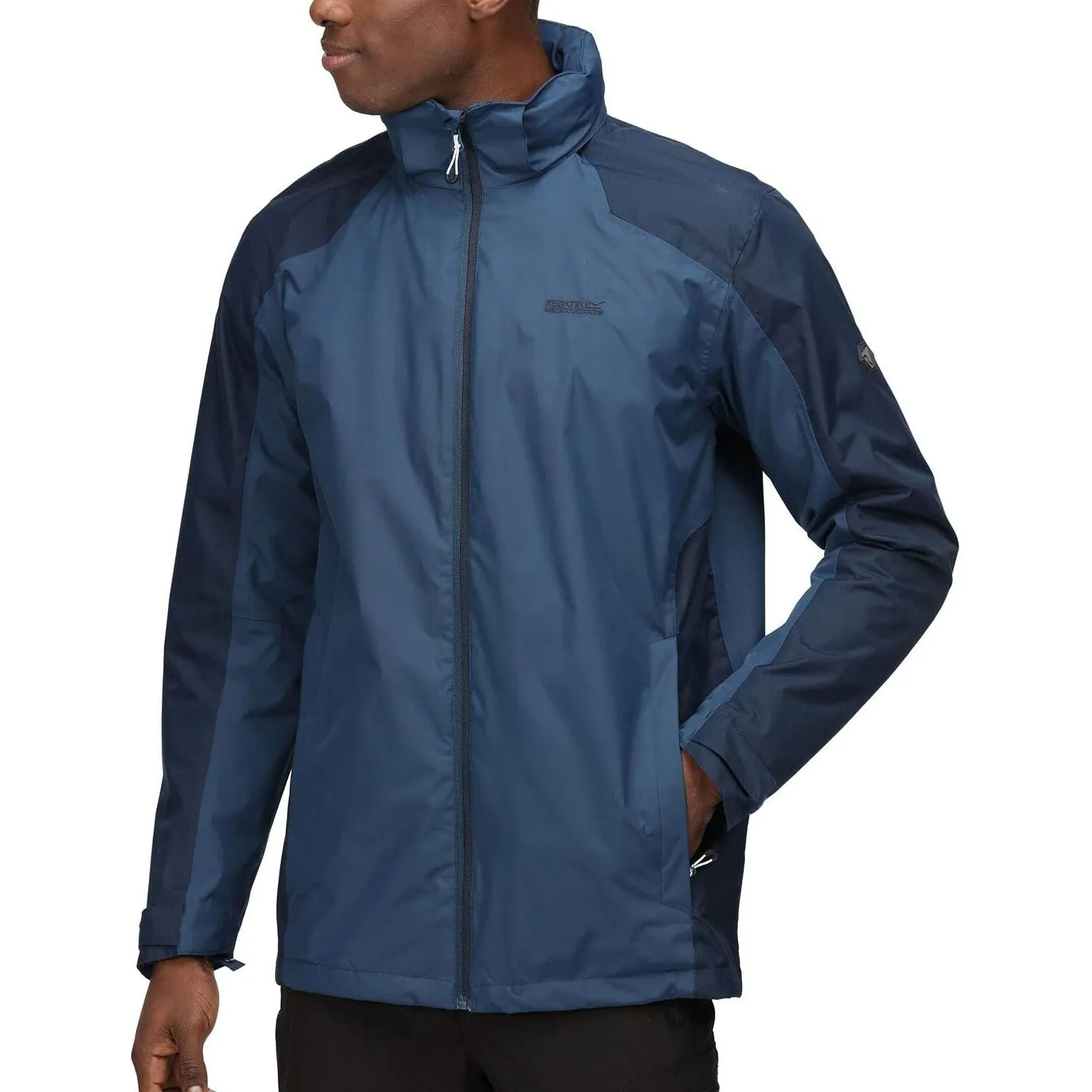 Warm Shield Performance Use Regatta Telmar IV 3 In 1 Mens Waterproof Jacket - Navy