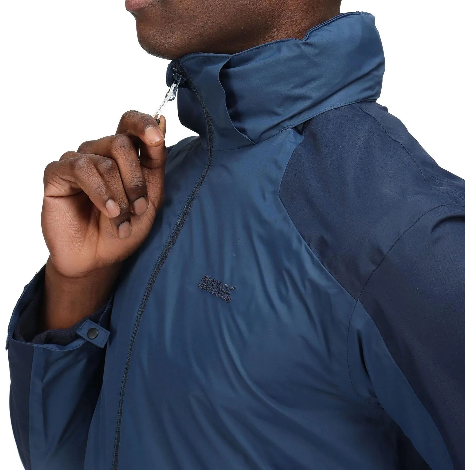 Regatta Telmar IV 3 In 1 Mens Waterproof Jacket - Navy Sleek Layer cruise trip