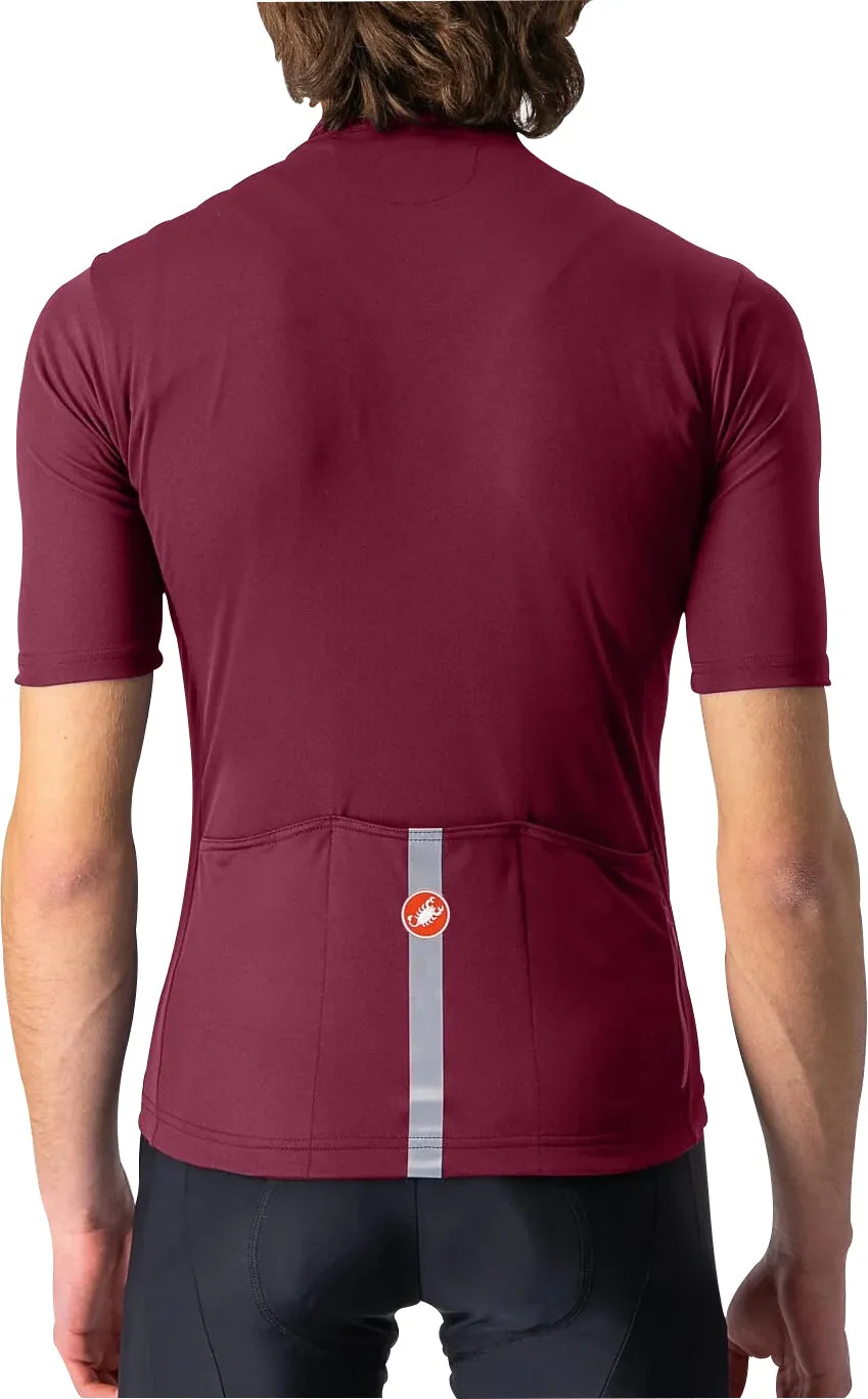 Castelli Classifica Short Sleeve Mens Cycling Jersey - Red anti static coating Soft Design