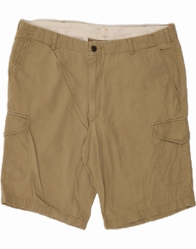 DOCKERS Mens Cargo Shorts W40 XL Beige Cotton Easy Fit Design Soft Lining
